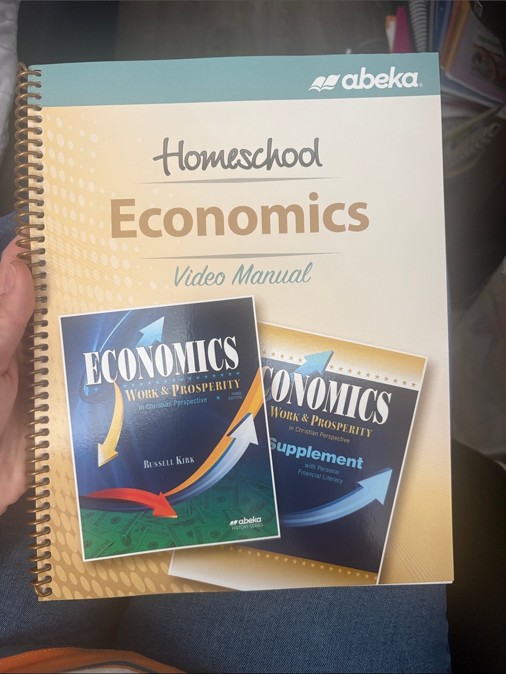 Abeka Homeschool Economics Video Manual - new